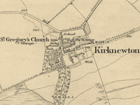 Map of Kirknewton Parish c 1860